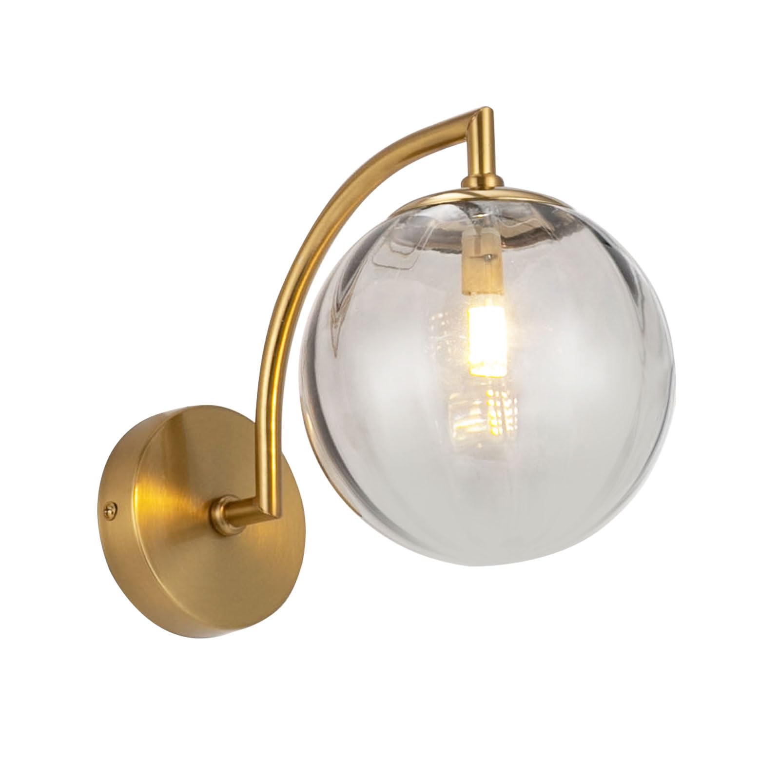 Fyssnn 9 W Indoor Wall Lights 80-260 V Wall Mount Lighting Fixture G9 Wall Lamp Suitable for Front Door Bedroom Living Room Study Corridor Courtyard and so on (Grey)