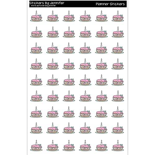 Amazon.com: Birthday Cake Planner Stickers Scrapbooking Kids DIY Arts ...