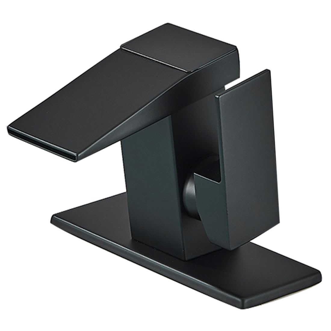 Jnchdghwa As Shown Smart Digital Display Basin Sink Faucet Led Hot/Cold Water Temperature Indicator Washbasin Waterfall Taps Bathroom Deck Mixer