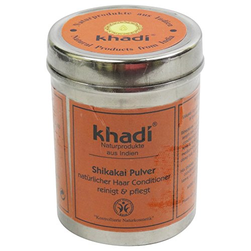 Khadi - Shikakai Powder - Care for Dandruff & thinning Hair - Alleviates Itchy Scalp - Replaces Shampoo & Conditioner - Provides Silky Shine & Volume