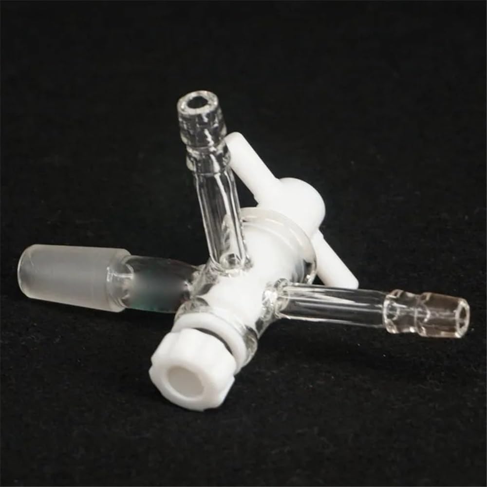 Laborglaswaren 1Pcs 14/23 19/26 24/29 29/32 Joint T Typ Glas Adapter Dreiwegehahn Labor(14 23)