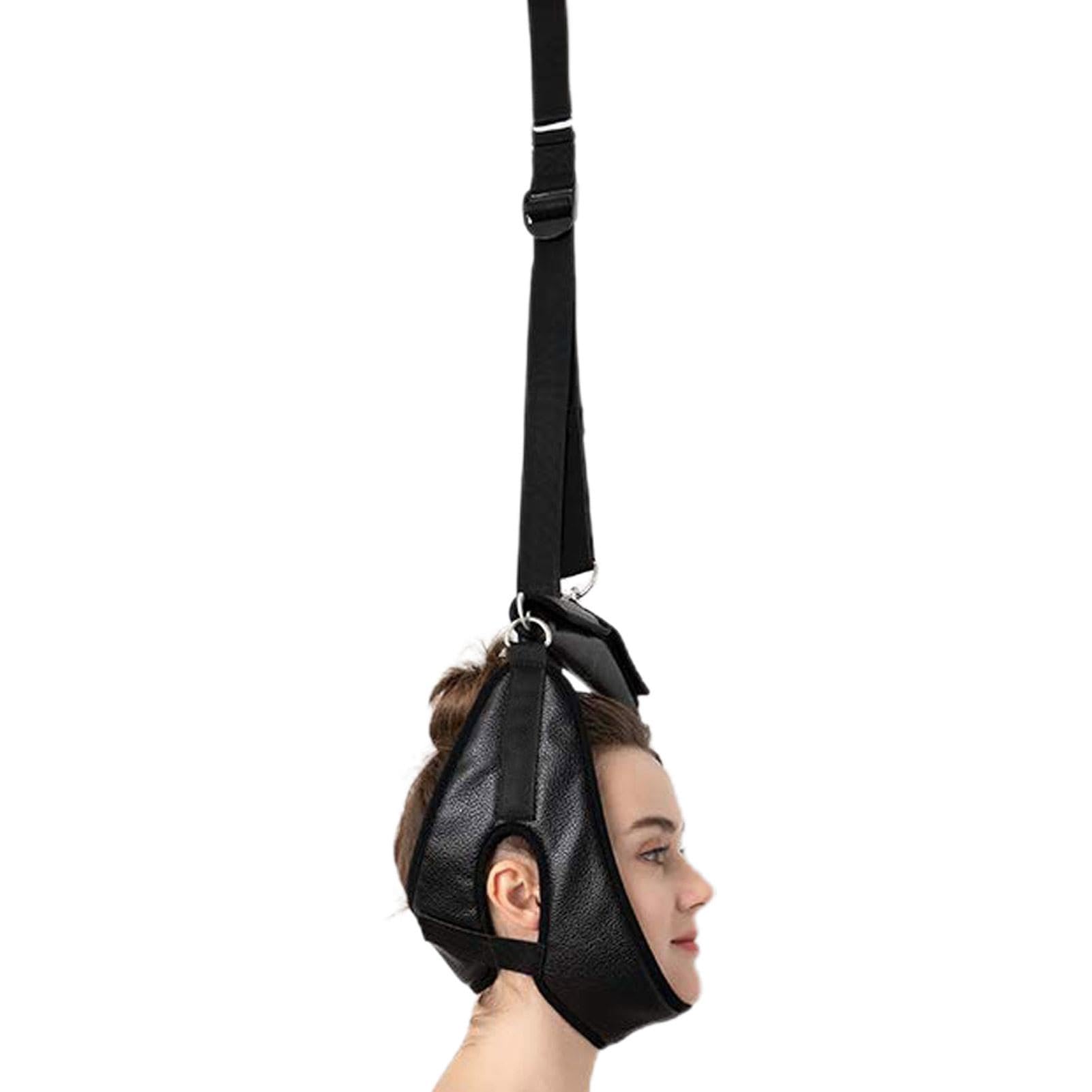 Raddrizzatore cervicale portatile – trazione per il collo | Set di allungamento della colonna vertebrale sopra la porta | Correzione della trazione del collo | Dispositivo di trazione per il collo |