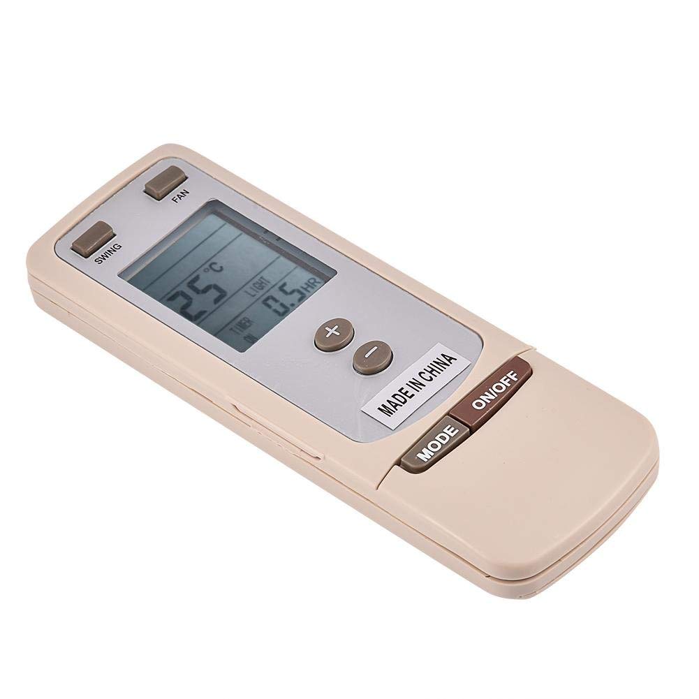Calvas - Mando a distancia universal con pantalla LCD para aire acondicionado y aire acondicionado GREE Y512 Y502