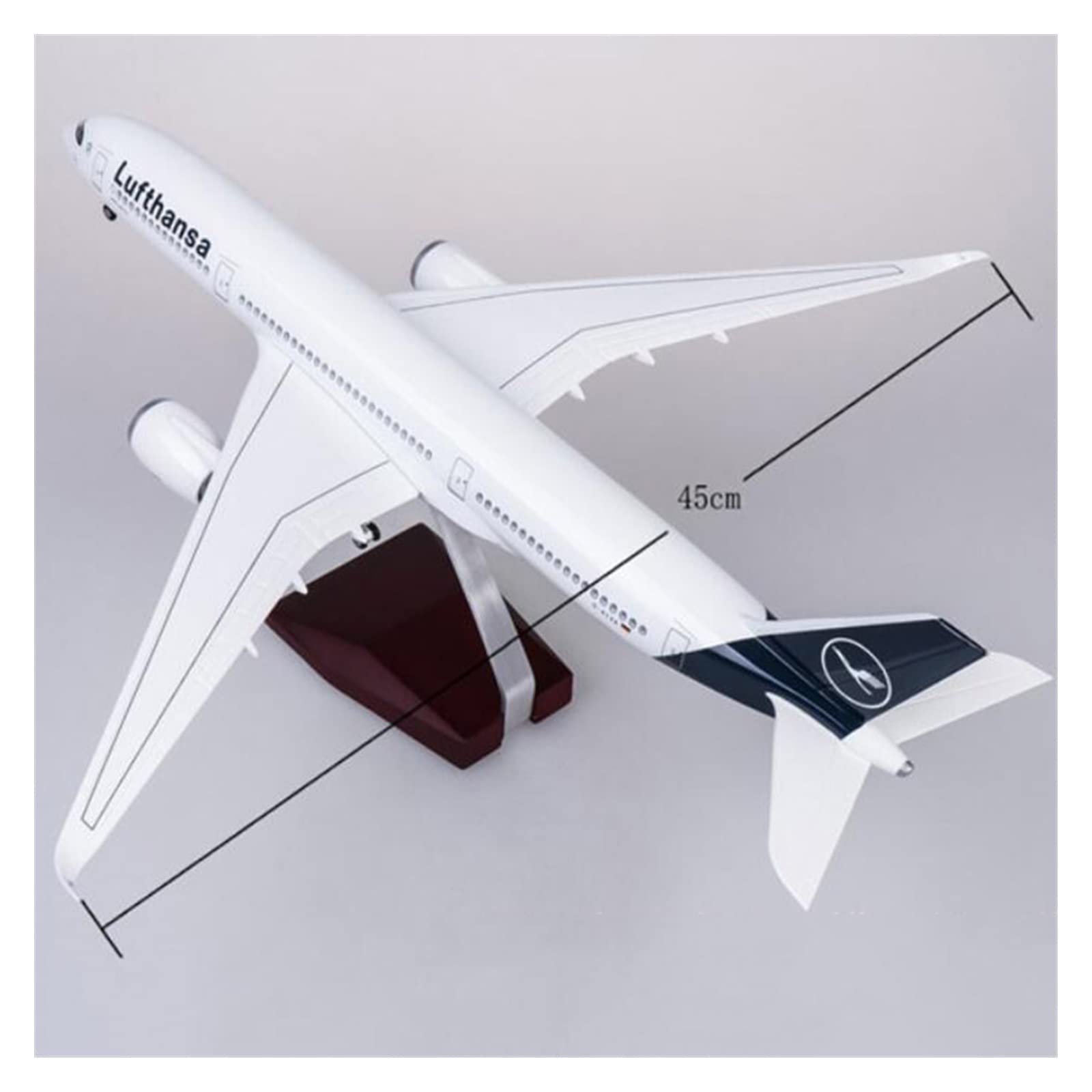 Amazon.co.jp: 1/142 Scale 47CM Airline Airbus A350 Lufthansa