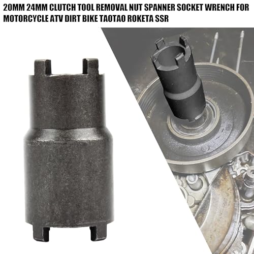 Image of 20mm 24mm Clutch Tool Removal Nut Spanner Socket Wrench For Motorcycle ATV Dirt Bike Taotao Roketa SSR
