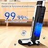 Hearten Aspirapolvere Lavapavimenti Sanificazione con Acqua Elettrolitica, Auto Pulizia, Autopropulsione Lavapavimenti Senza Filo, Display LED, Guida Vocale per Pavimenti in Piastrelle e Legno