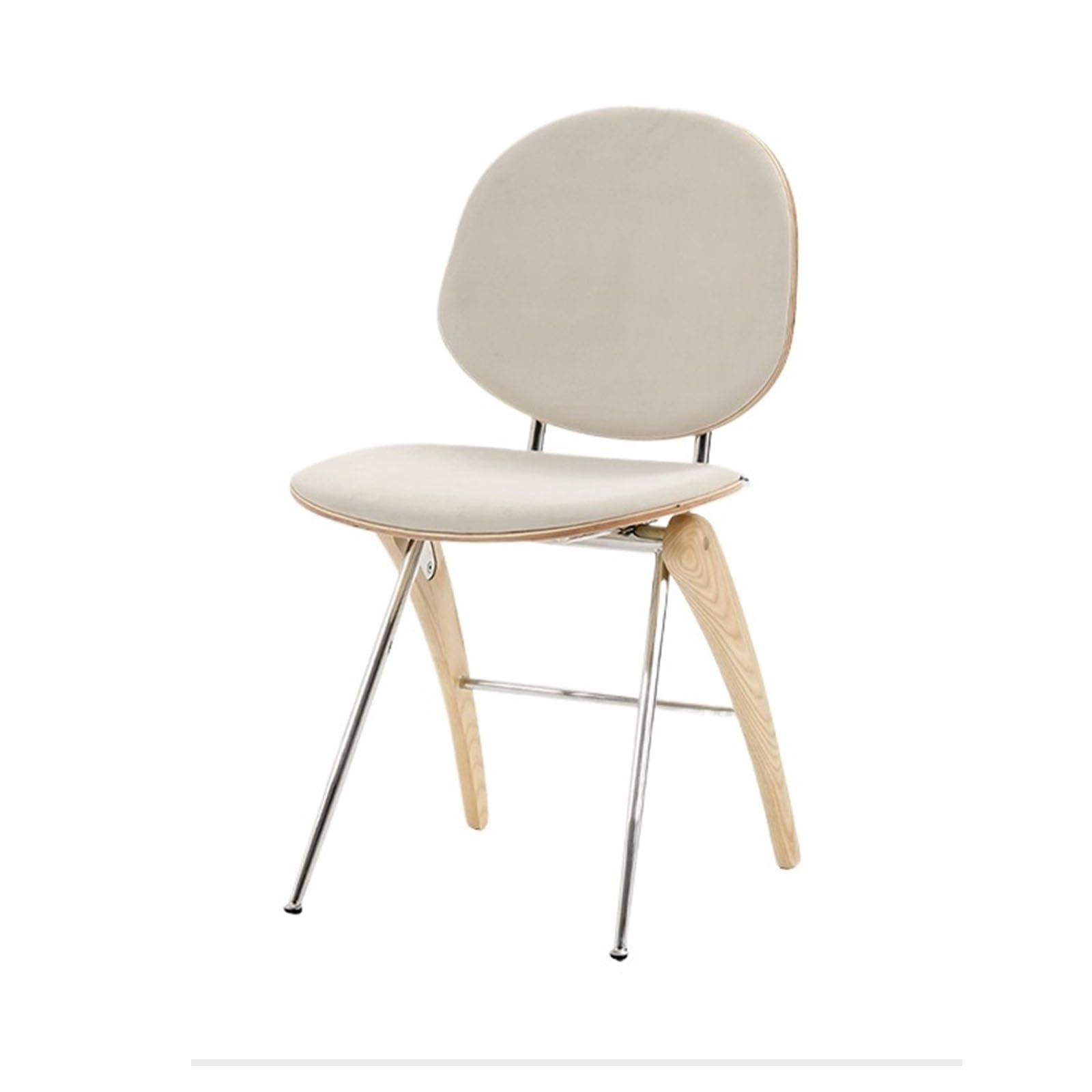 T2H9B5V4G8 Dining Chairs Dining Chairs, Upholstered, Stylish Kitchen, Armless Side for Living Room Bedrooms(Beige)