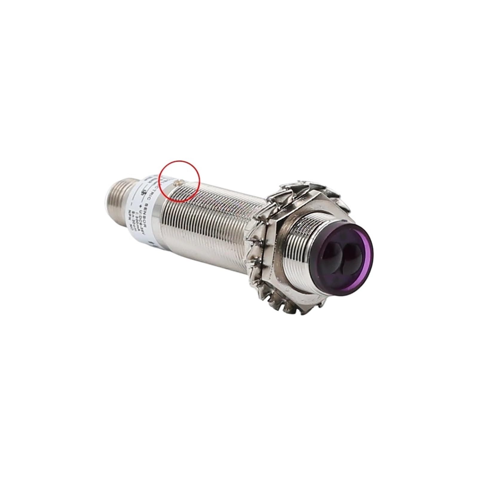 PXQCHAVLN M18 MH18 photoelectric Sensor with Connector Diffuse Reflector Through-Beam Proximity Switch(Diffuse 30cm,NPN NO NC)