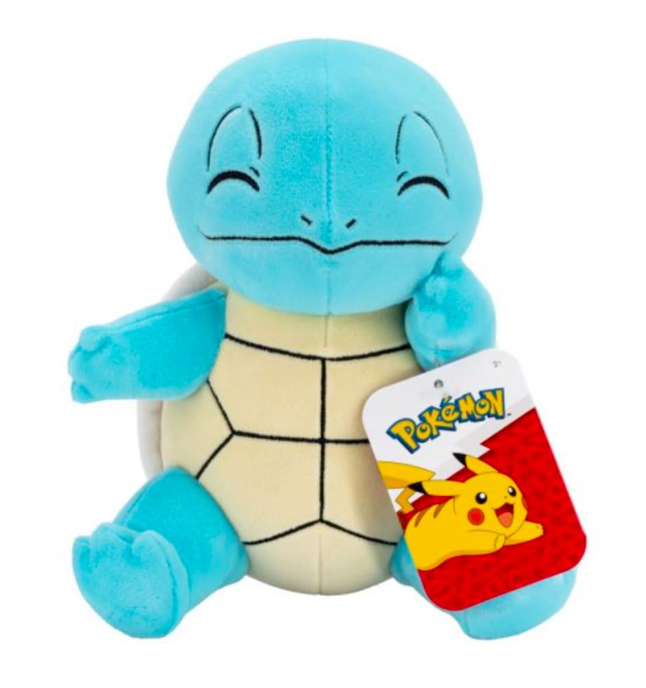 Peluche Pokémon Squirtle - Neuve, Officielle, Parfaite Pour Les Fans