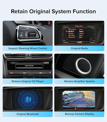 APEXNAV 10.25" CarPlay Radio for Audi Q5 SQ5 (09-17) 3G MMI Multimedia - image 8