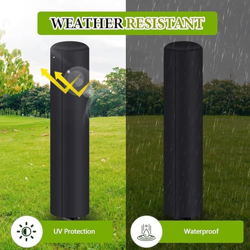 Housse de protection pour douche solaire extérieure durable et coupe-vent