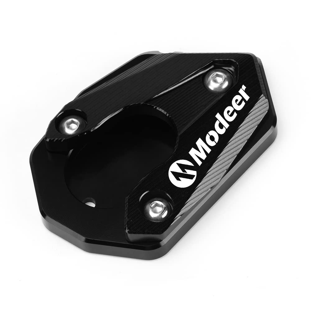 Plaque D'Extension Pour Béquille Latérale Kawasaki Z900RS (2017-2025) - Aluminium CNC - Noire