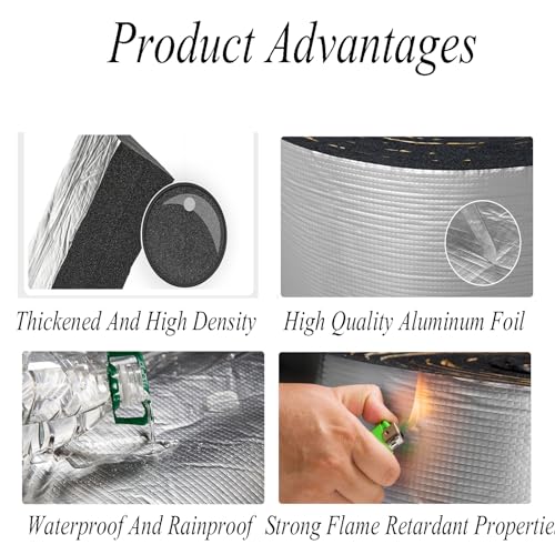Aislamiento de aluminio para furgoneta camper y hogar térmico de 8 m² 5