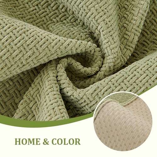 Funda de sofá chenilla beige de tacto suave y alta densidad para modular 5
