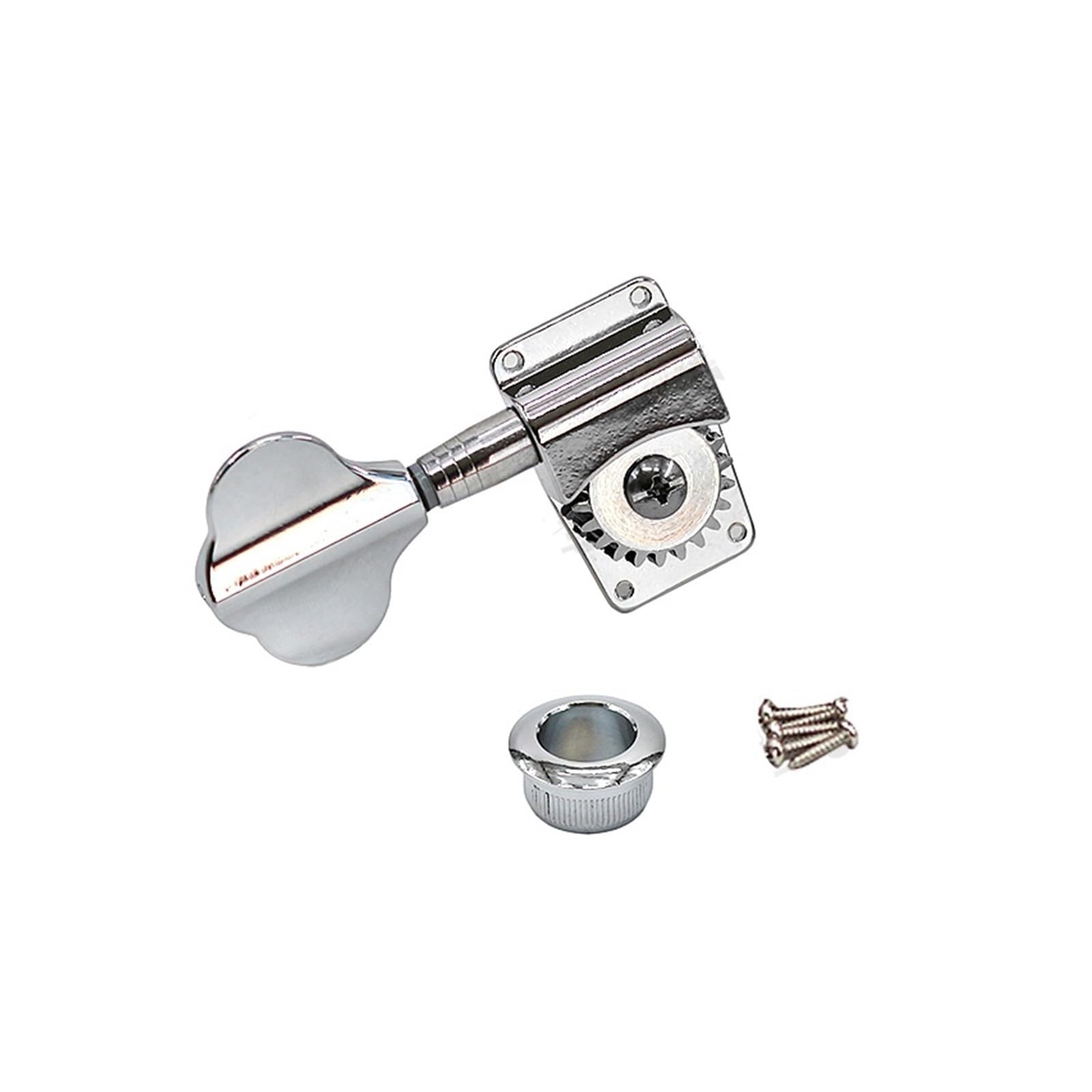 Perilla for cuerda de Bajo grande, accesorios de bobina de afinación semicerrada for guitarra plateada, 1 ud.(1pc JBL550CR-L)