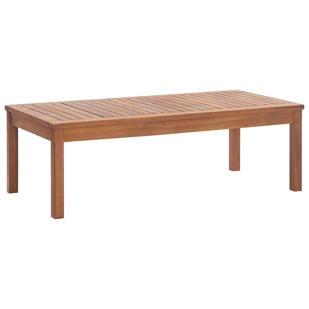 Set di 4 pezzi da giardino con cuscini in legno massello di acacia, set di mobili da giardino, patio, cortile, terrazza, balcone, divano, seduta, mobili ad angolo