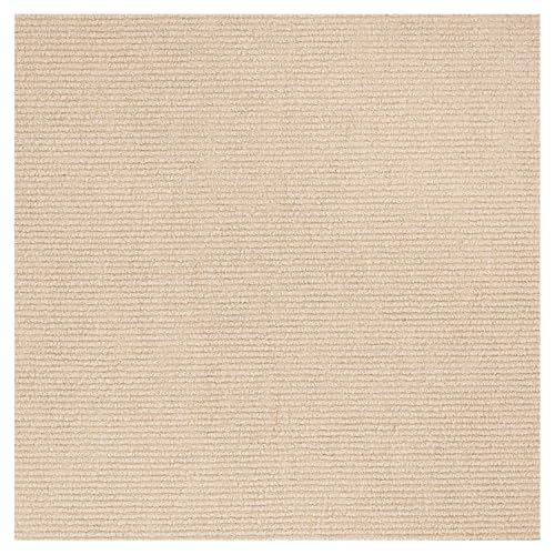 Vieshful Squares Carpet Tiles 30x30 cm Peel and Stick, Self Adhesive Carpet Floor Tile for Home Living Room Bedroom Home Flooring（Khaki, 40 Pack