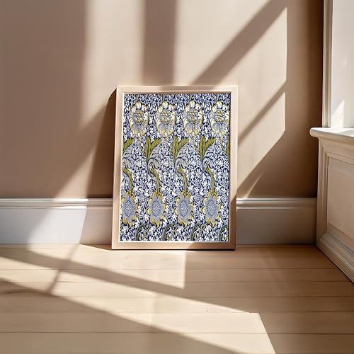 Image of BLINKART Paul Kley Aesthetic Modern Art Walls With Frame | Natural Wood Texture | Living Room Bedroom Office Wall Decoration | Poster Home Decor Frames Wall Bedroom | 12x8 Inches (D392)