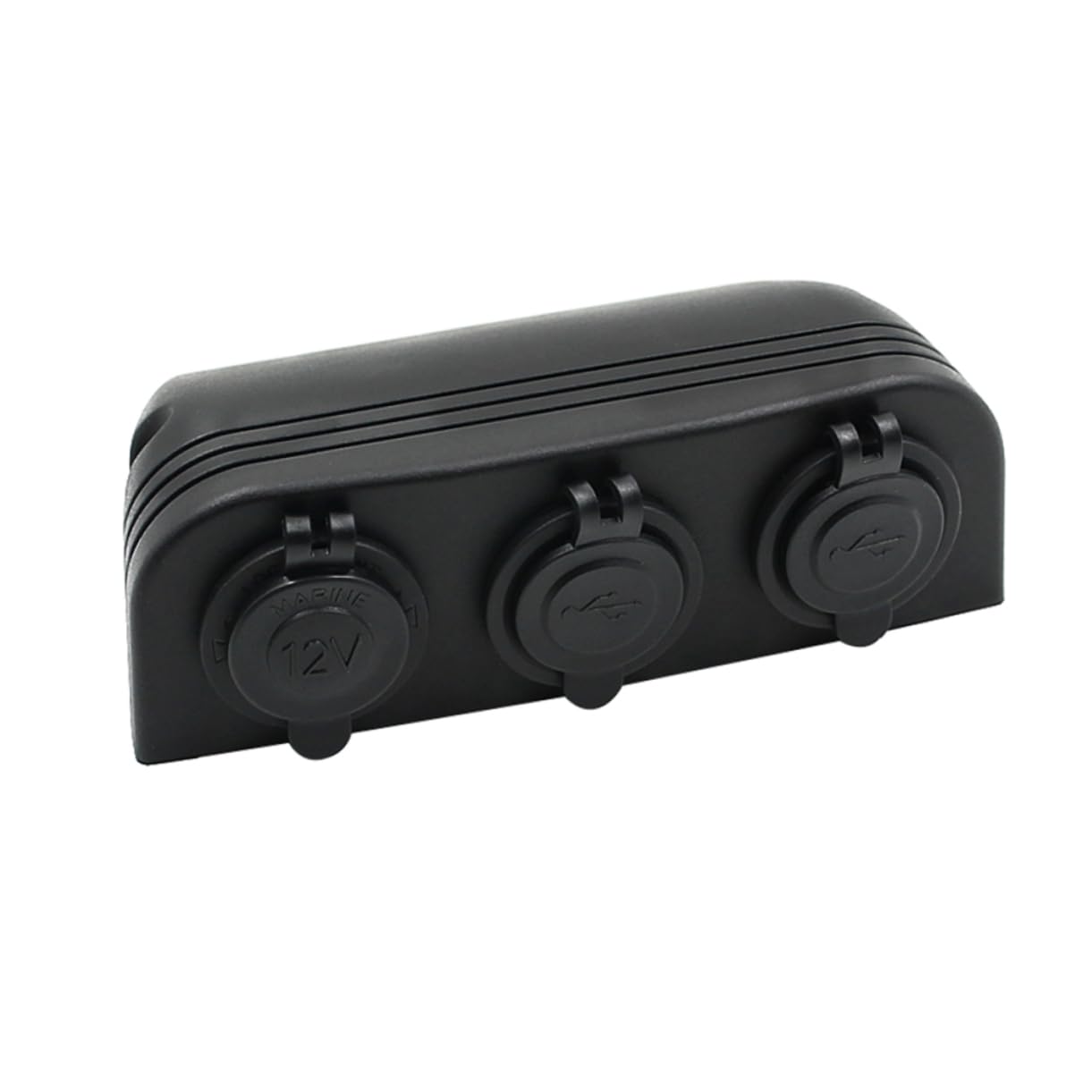 Gadpiparty Adattatore Auto con 4 Porte USB 3.1a, Connettore Accendisigari per Veicoli 12-24v con Led, Abs Plastic per Gps e Tablet