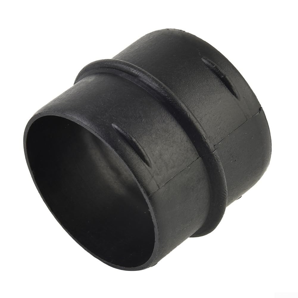 Yhenlovtt 221000010005 Connettore per condotto dell'aria da 60 mm, tubo di prolunga in plastica nera, compatibile con sistema di riscaldamento per auto Eberspacher-Webasto