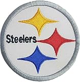  Pittsburgh Steelers Logo NFL Badge bestickt Patch 7,6 cm Aufnäher oder zum Aufbügeln