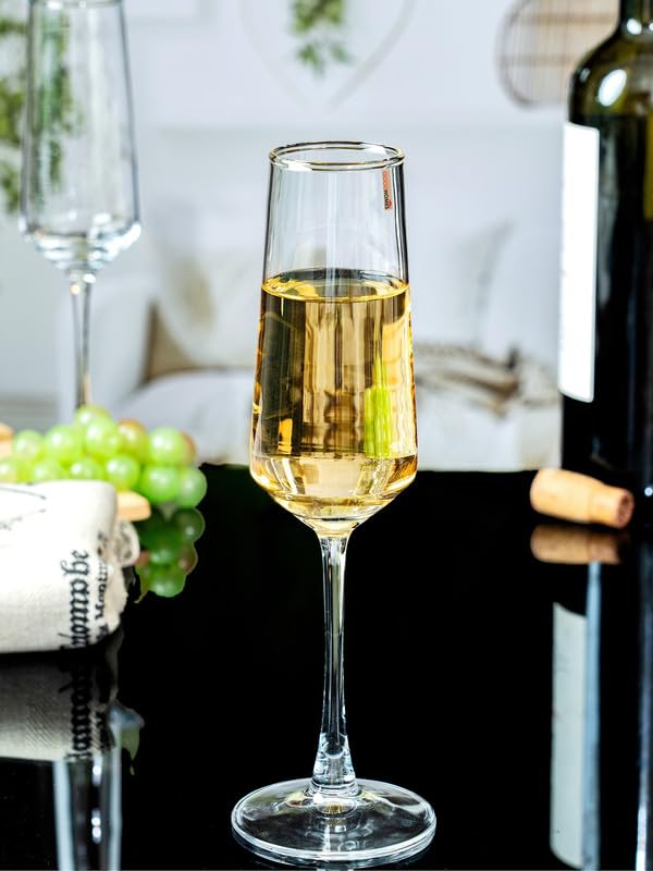 Buy Goodhomes Glass Champagne Tumbler Set of 6pcs EJ6323 Online at