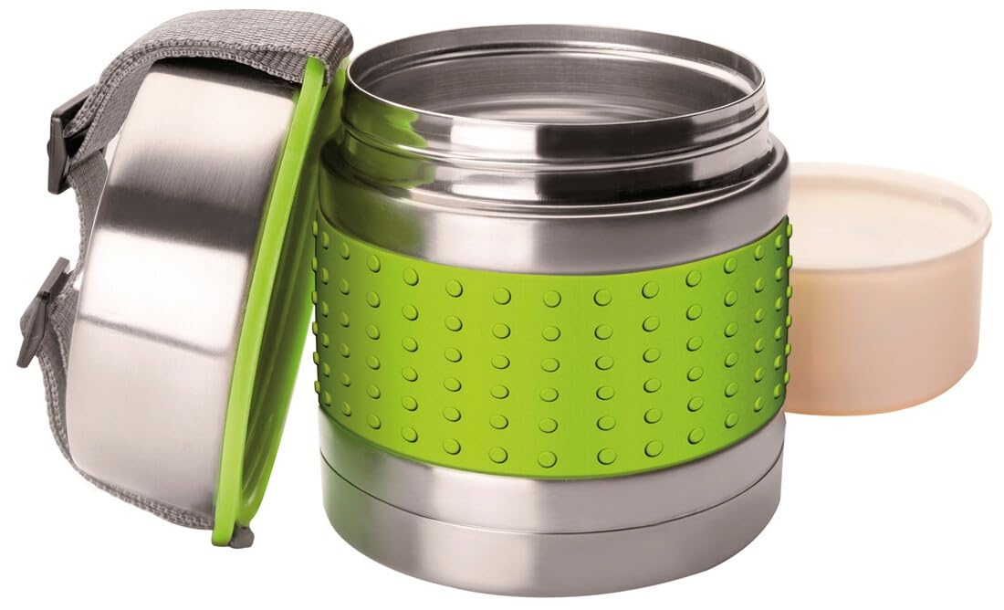 Brightium Thermos for solids 1L, 18/10 stainless steel, thermal insulation, ideal for keeping food warm or cold.