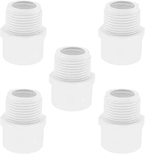 2Pack 3" X 2" PVC DWV Reducer Coupling Adapter (Socket X Socket) Schedule 40 PVC DWV Slip Reducing Coupling Pipe Fittings, PVC Increaser/Reducer Coupling For Home Sewer Plumbing