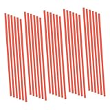 NUOLUX 50個 除錆剤用交換スプレー缶ストロー 赤色延長ノズル 精密塗対応 家 車両メンテナンス適合