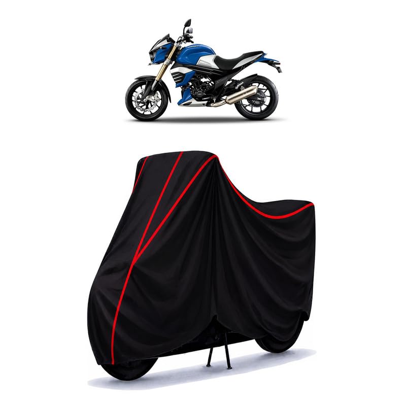 Image of Mojo XT 300 Water Resistant Bike Cover for All Motorcycles & Rain | Heavy Duty Taffeta Fabric | UV Protection, Dustproof, Scratchproof | All Weather Two Wheeler Body Cover with Elastic Bottom