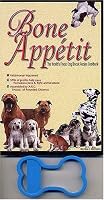Bone Appetit: The World's Finest Dog Biscuit Recipe Cookbook with Bone Shaped Biscuit Cutter 1890613010 Book Cover