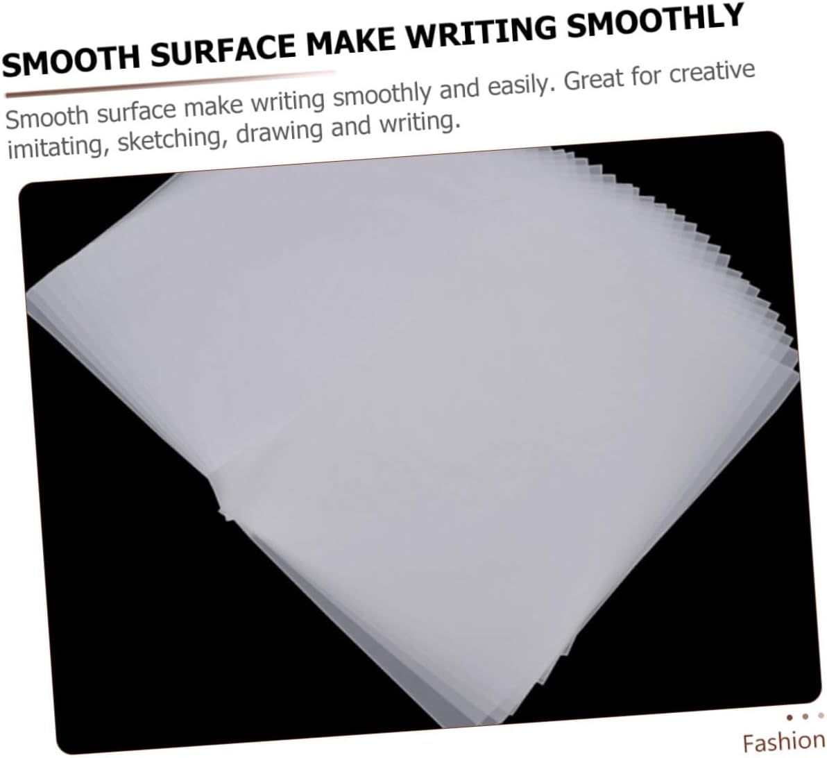 SEWACC 16k Translucent Tracing Paper Calligraphy Writing Paper 5pcs 500 Sheets for Handwriting Exercises and Drawing Art Supplies