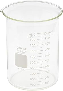 CORNING - Pyrex Griffin Low Form 1L Beaker, Double Scale, G rad, CS24