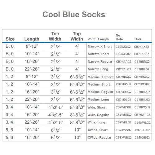 Image of Prosthetic Socks, with Reinforced Distal Hole 1 ply (Wide Regular)