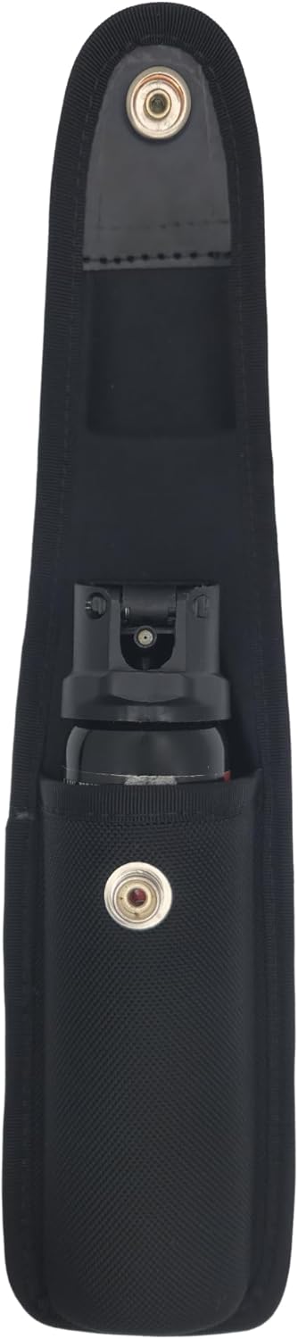 Hero’s Pride Ballistic Tac MOLLE Pepper Spray Case – Closed Top, Large – Fits MK4 Canister – MOLLE & Belt Compatible, Molded Design OC Holder for Law Enforcement & Security