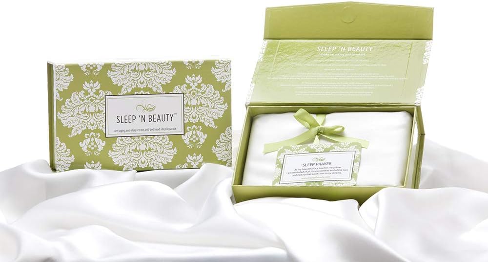 Climsom Silk Bed Pillow Case, Ivory, 75 x 50 cm