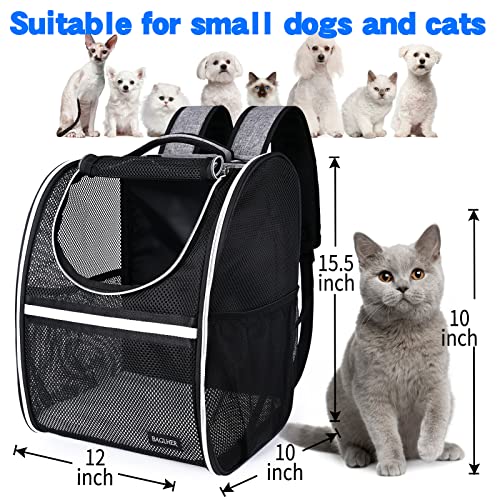 BAGLHER Mochila para Transporte de Animais de Estimação, Design Ventilado, Mochila de Viagem para An