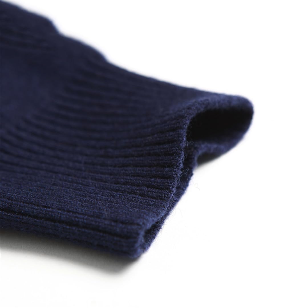 Rfmfkkg Maglioni Pullover da Uomo Semplici Maglioni in Cotone con Scollo A O Maglioni Sottili Maglieria