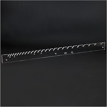 FLFL Guitar Fingerboard Line Groove Cutting and Acrylic Template Mold Positioning Ruler 21 Products 23 Products Guitar String Instrument Maker Tool Color Chord length 645