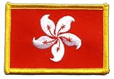 Aufnäher Patch Flagge Hongkong - 8 x 6 cm