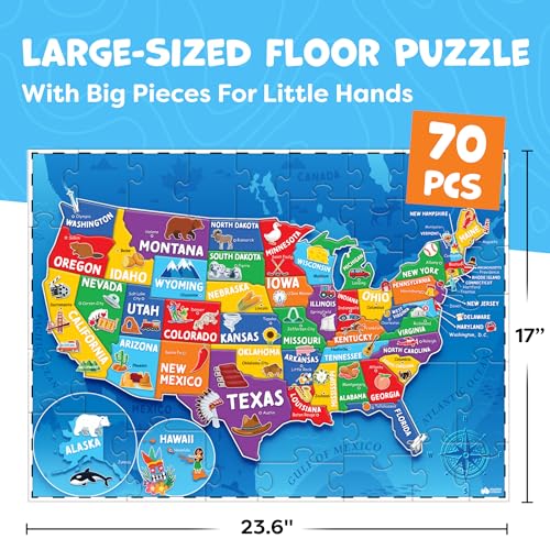 Puzzle Temático Estados Unidos 3-8 años miniatura 4