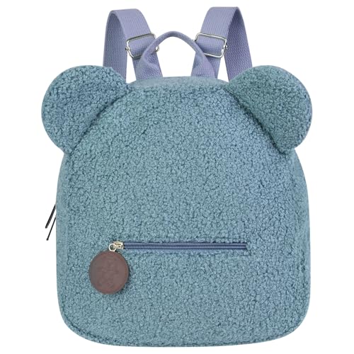 Aomig Cartable Scolaire Maternelle Mignon Sac à Dos Teddy, Joli Dessin d'Animal pour Enfant d'École