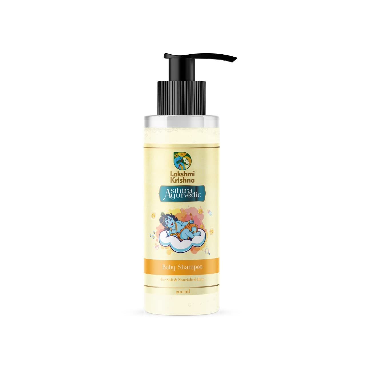 Buy Lakshmi Krishna Natural Baby Shampoo200ml with Aqua, PEG, Hibiscus