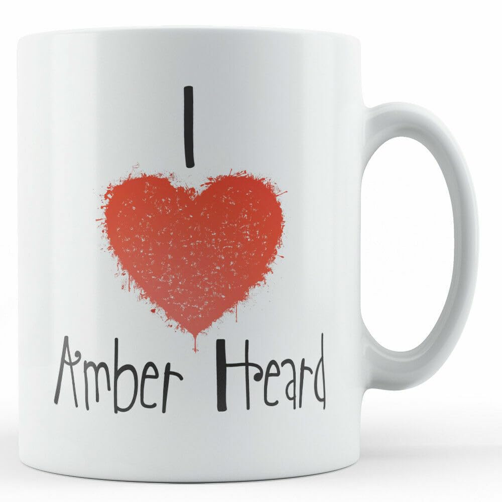 Buy MUGS TRADER Decorative Writing I Love Amber Heard - Printed Mug Printed  Coffee and Tea Ceramic Mug- 320 ML Ceramic Coffee Mug 8348 Online at Low ...