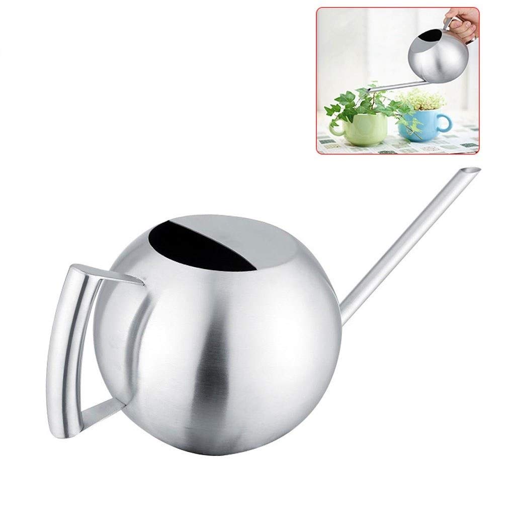 Arrosoir d'extérieur en Acier Inoxydable à Long Bec, arrosoir pour Plantes Vertes, Outil d'arrosage pour Le Jardinage, Remplissage Facile.