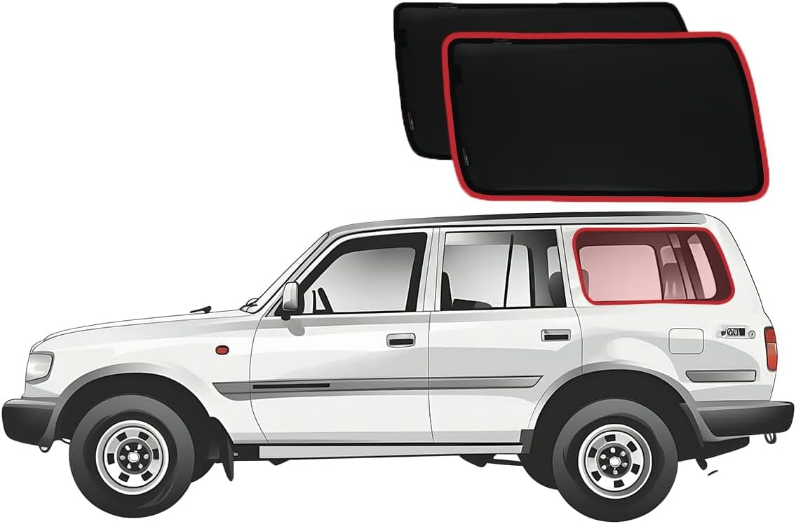 Snap Shades for Toyota Landcruiser 80 Series Port Window Shades (Fixed Port Windows) (J80; 1990-1997)