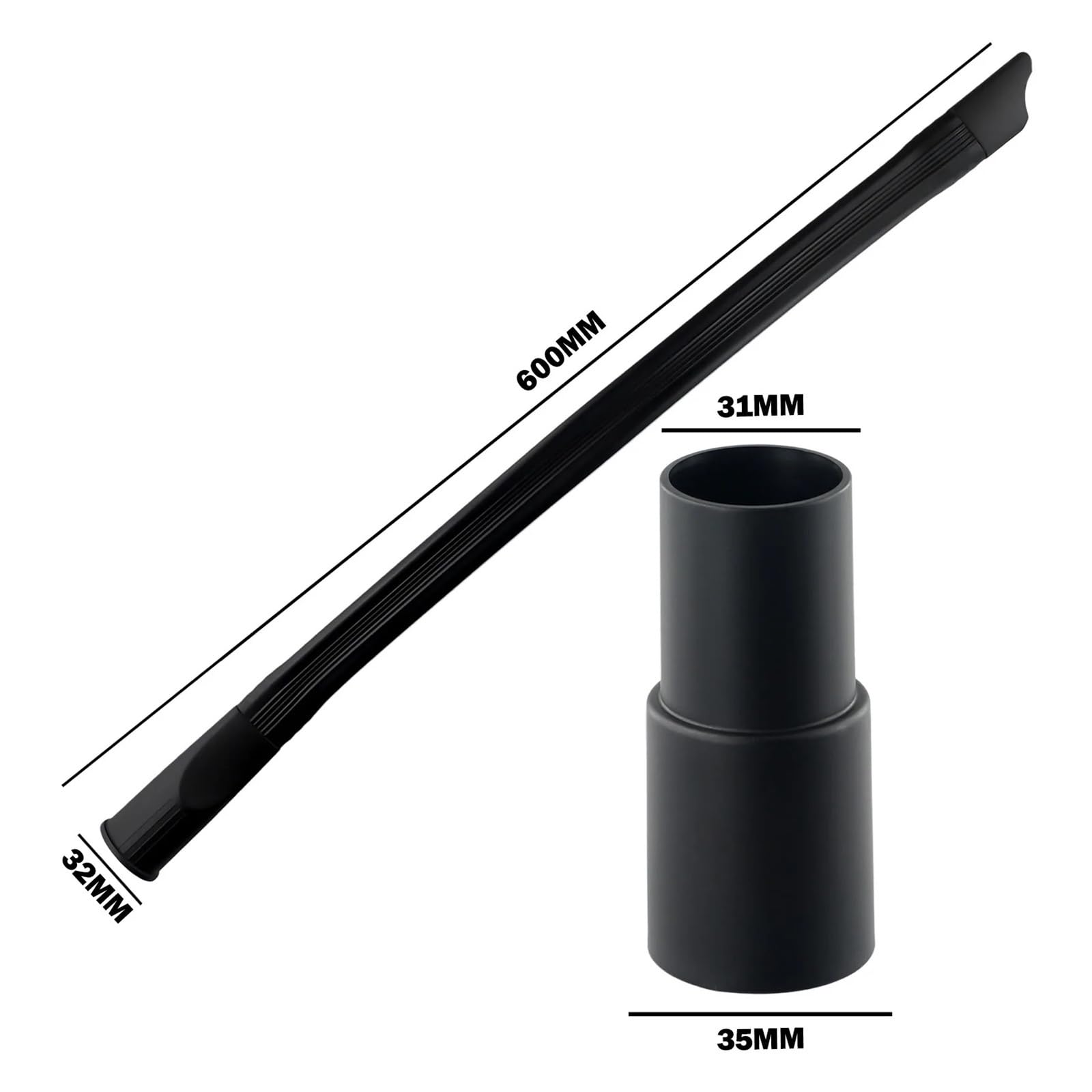 Długa płaska dysza 35 mm adapter wąż zestaw głowicy czyszczącej ssący elastyczny bardzo długi wąż szczelinowy-narzędzie do akcesoriów do odkurzacza