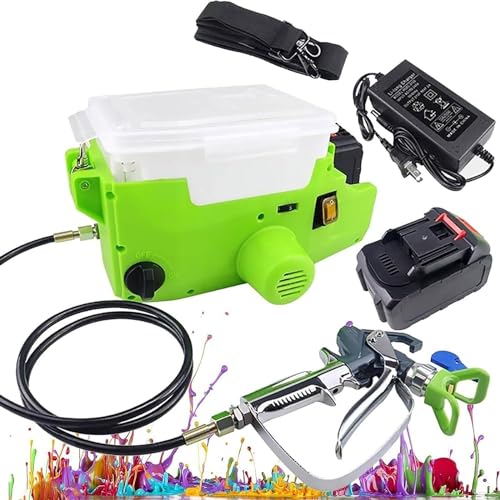 500W Cordless Airless Paint Sprayer Kit