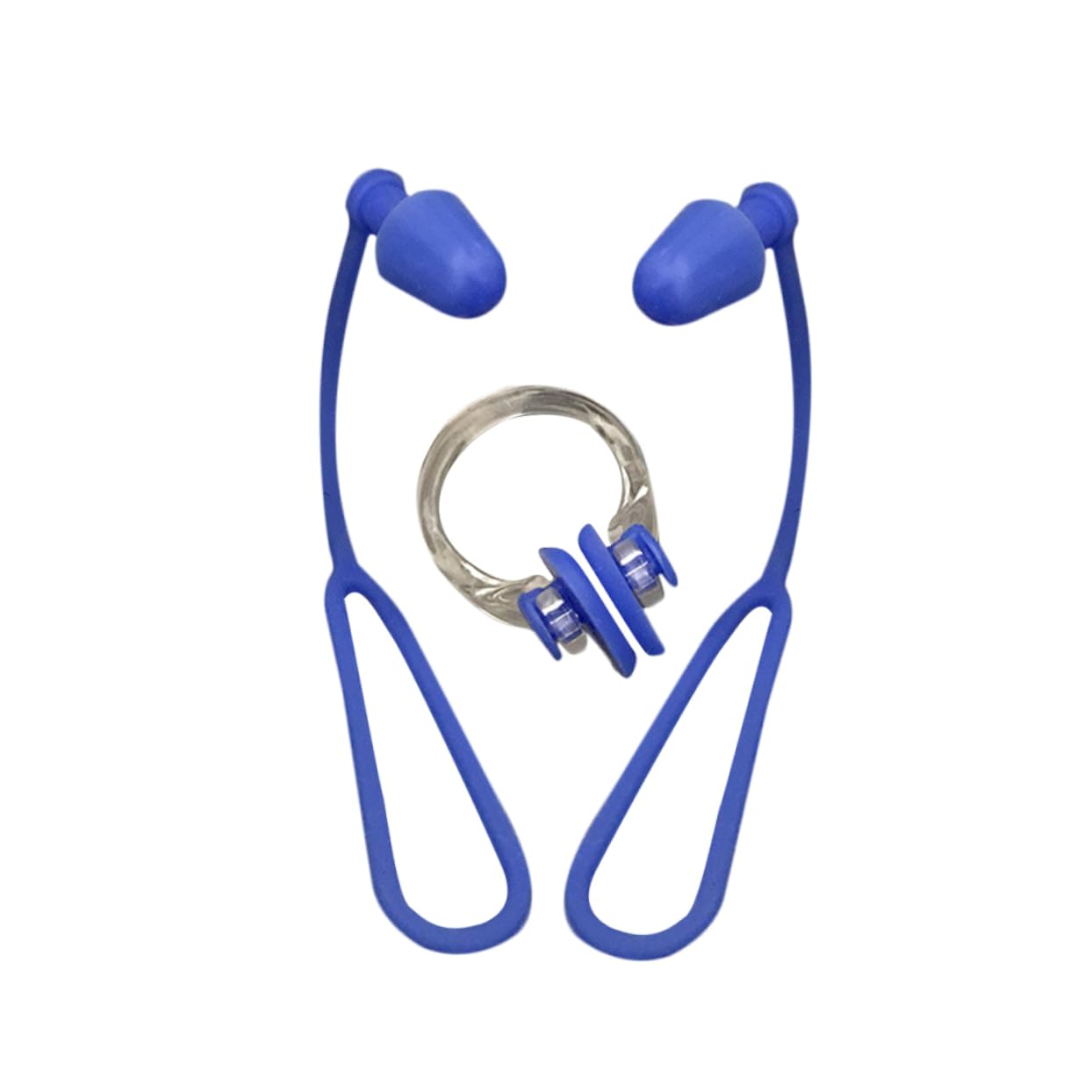 VICASKY Swim Nose Clip Earplugs 2 Pack Nose Clip Set for Kids and Adults Soft Silicone with Tie Rope