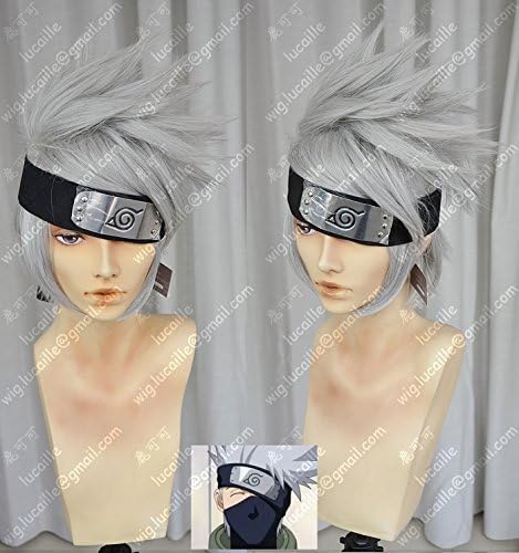 Amazon Starry Soul ナルト Naruto はたけカカシ先生 ウイッグネット付き ショートウィッグ コスプレ ウィッグ かつら コスプレ 仮装 通販